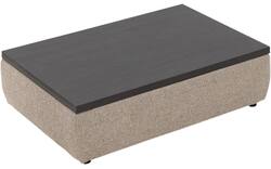 Goossens hocker lago bruin stof - 8252194-{merk}-lago-hocker-stof-02